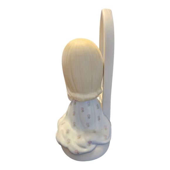 Precious Moments O Worship The Lord 1985 Ceramic Figurine 100064 - Picture 4 of 7